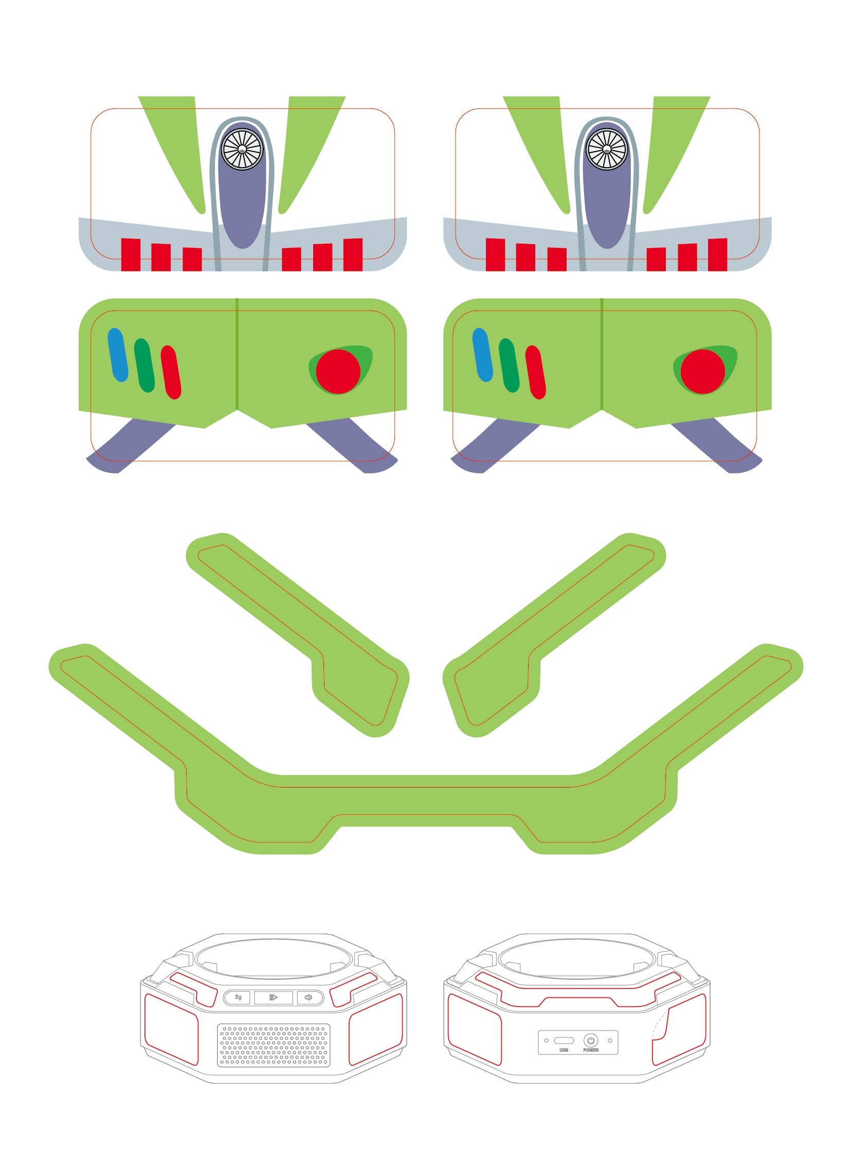 Mini Robot - Disney Pixar Toy Story Kit - Buzz & Rex