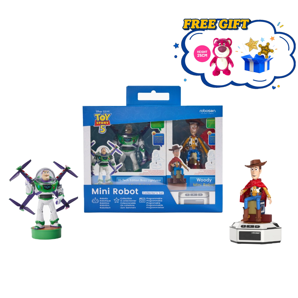 Mini robot - set Toy Story 5 - edición de alta tecnología Buzz Lightyear y Woody