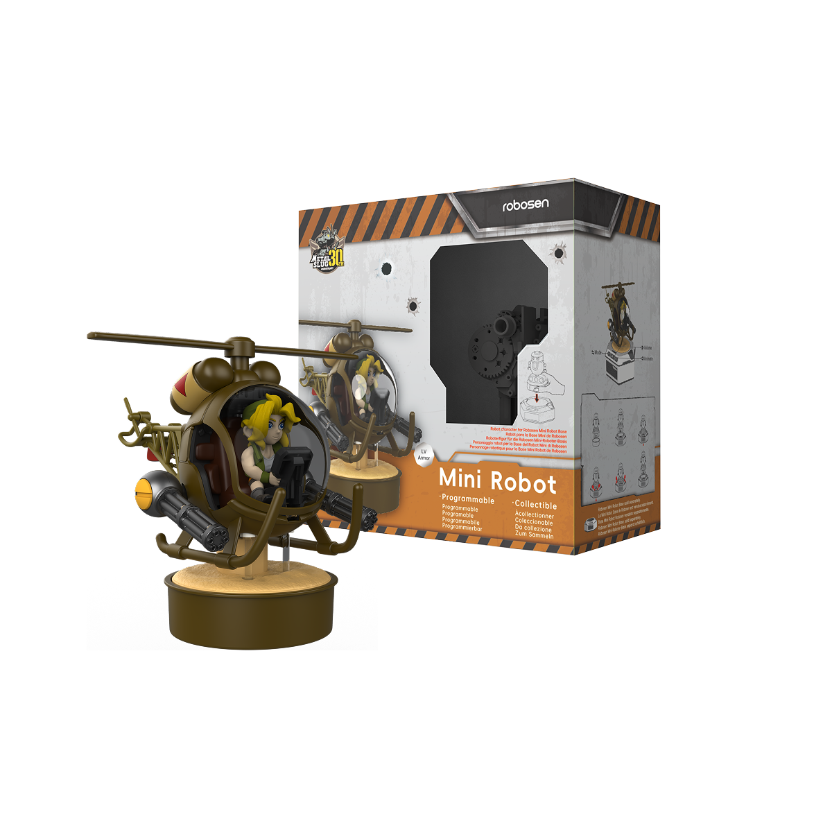 Mini robot Robosen - serie SNK Metal Slug (base se vende por separado)