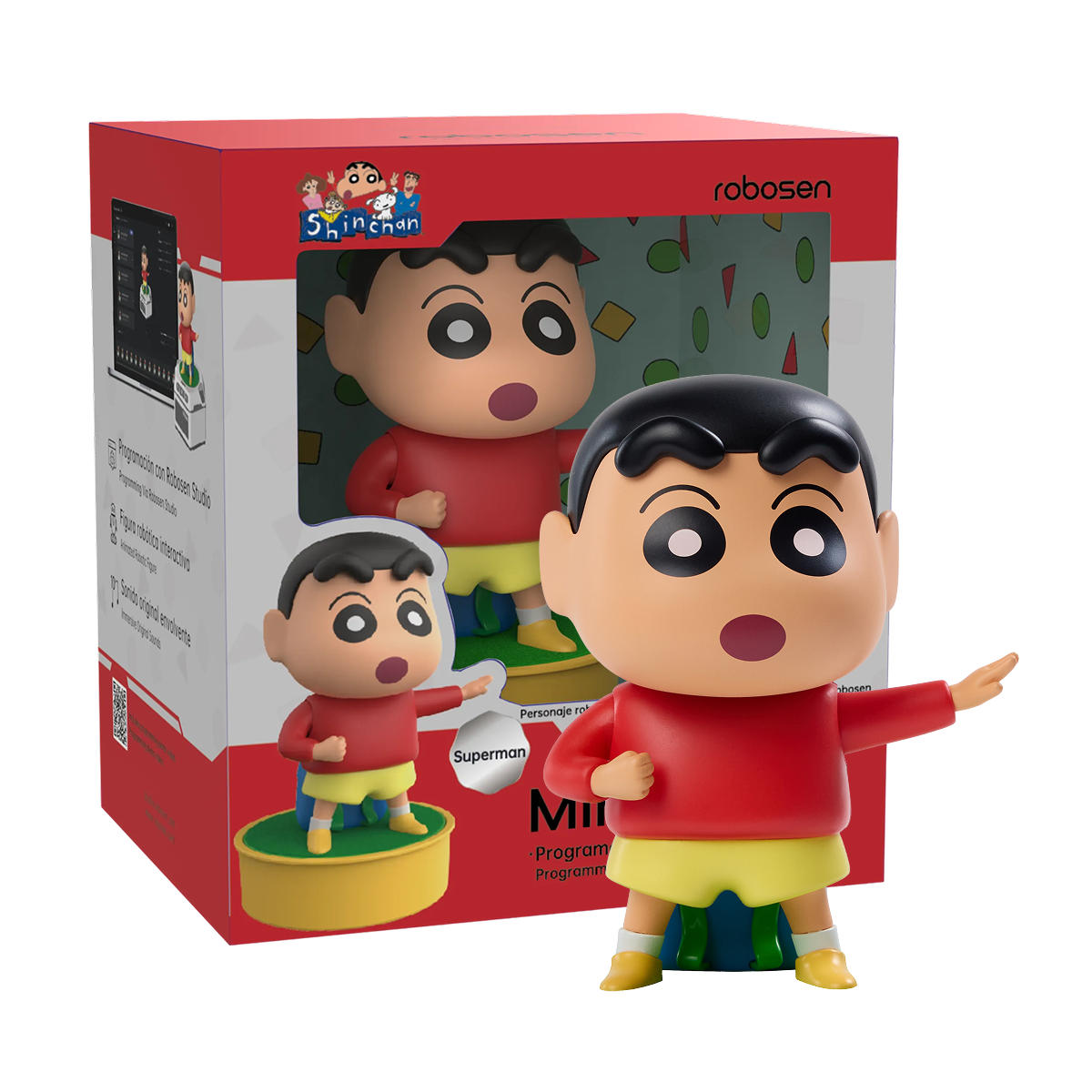 Robosen Mini-Roboter – Shin-Chan-Serie (Nur in Spanien erhältlich – Basisstation separat erhältlich)