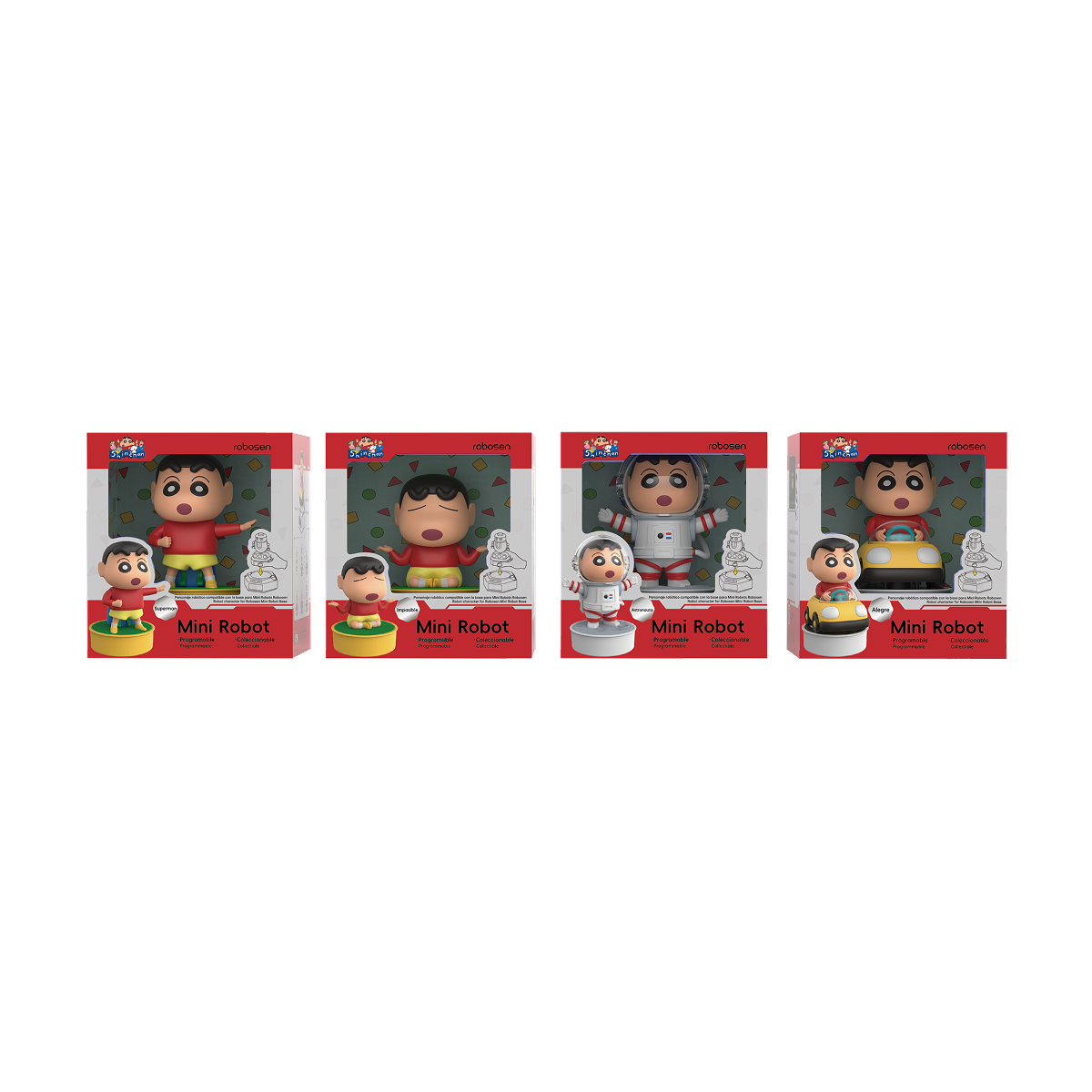 Robosen Mini-Roboter – Shin-Chan-Serie (Nur in Spanien erhältlich – Basisstation separat erhältlich)